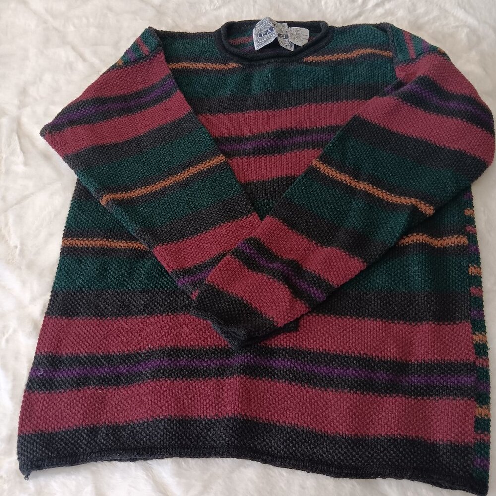 Pazzo vintage multi-colored striped sweater